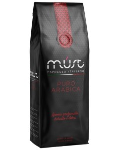 Кофе в зернах pure arabica 1000 г Must