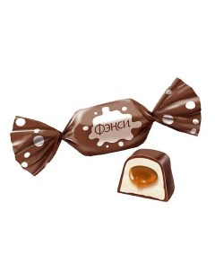 Шоколадные конфеты Фэнси с начинкой из вареной сгущенки 2 упаковки по 500 г Kdv