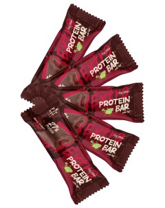 Протеиновый батончик EXTRA Protein BAR 5шт по 55г Вишневый Брауни Fit kit