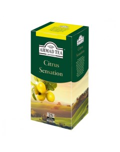 Чай черный Citrus Sensation с лаймом 25 пакетиков Ahmad tea