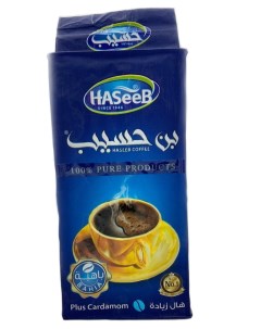 Кофе Арабский молотый с кардамоном Bahia Хасиб 200 гр Haseeb