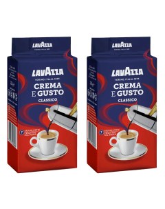 Молотый кофе Crema E Gusto 250 г 2 шт Lavazza