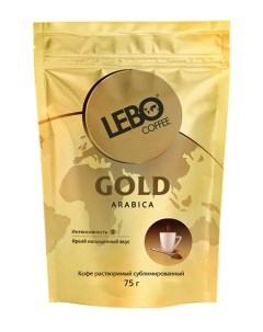 Кофе сублимированный Gold м у 75 г Lebo