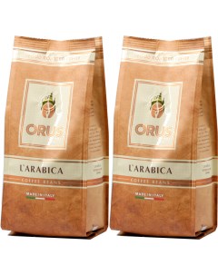 Кофе в зернах L ARABICA 220 гр х 2 шт Orus caffe