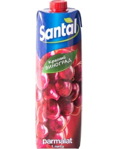 Напиток сокосодержащий красный виноград 1 л Santal