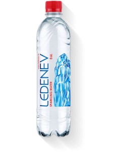 Вода питьевая Ledenev газированная Пэт 0 6л 12шт Леденёв