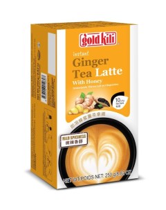 Чай растворимый Имбирный латте с медом 250 г 10 стиков по 25 г Gold kili