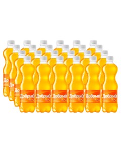 Газированный напиток Апельсин 24 шт по 0 5 л Добрый