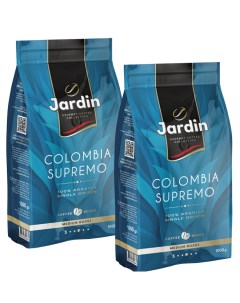 Кофе зерновой Колумбия Супремо 2 уп по 1 кг Jardin
