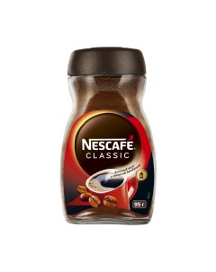 Кофе классик натурал раств с доб мол жар 95 г Nescafe