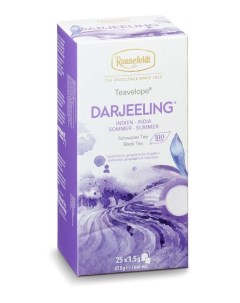 Чай черный Teavelope Darjeeling Дарджилинг 2 пачки по 25 пакетиков Ronnefeldt
