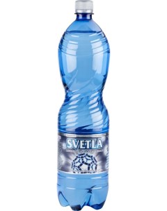 Вода минеральная столовая негазированная пластик 1 5 л Svetla