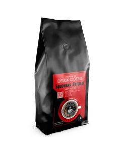 Кофе в зернах Бразилия Серрадо Арабика 100 1 кг Delux coffee