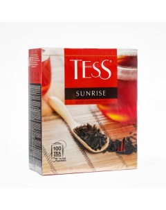 Чай Тесс Sunrise black tea 100 пакx1 8 гр Nobrand