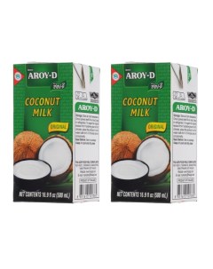 Молоко кокосовое Original 70 17 500 мл 2 пачки Aroy-d