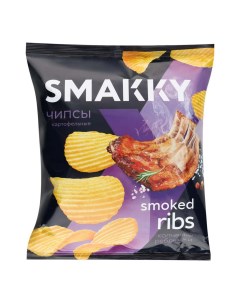 Чипсы картофельные барбекю 90 г Smakky