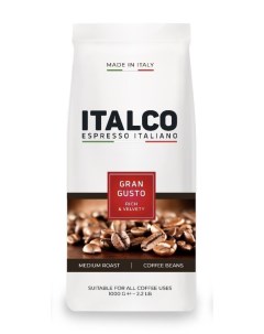 Кофе Италко Gran Gusto зерно 1000 г Italco