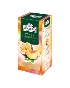 Чай черный Peach Passion Fruit со вкусом персика и маракуйи 1 5гх25шт Ahmad tea