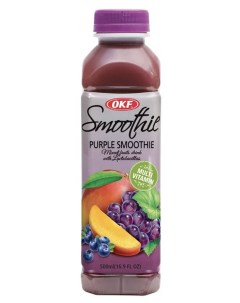 Напиток Smoothie Purple сокосодержащий негазированный 500 мл Okf