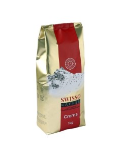 Кофе в зернах Crema 1 кг Swisso kaffee