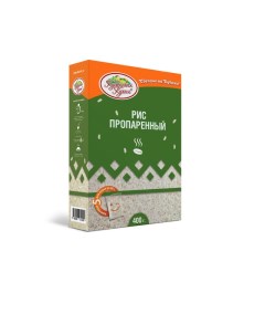 Рис пропаренный в пакетах для варки 400г 5пак 80 г 1шт Кубанская кухня