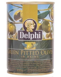 Оливки без косточки в рассоле Superior 261 290 400г Delphi