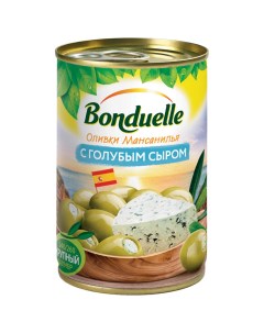Оливки с голубым сыром 314мл Испания Bonduelle