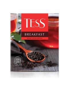 Чай чёрный Breakfast 100 пакетиков Tess