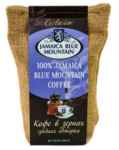 Кофе зерновой Ямайка Блю Маунтин обжарка средняя 200 г Rokka