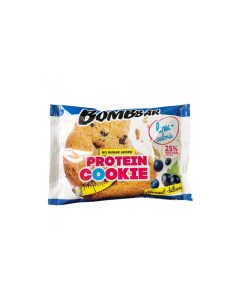 Печенье Protein Cookie низкокалорийное вкус Черника и Смородина 3 шт х 40 г Bombbar