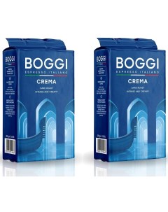 Кофе Crema молотый 2 шт по 250 г Boggi