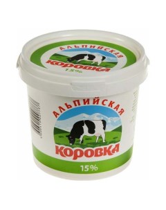 Сметанный продукт 15 900 г Альпийская коровка