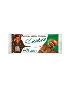 Шоколад Daria молочный с фундуком 80 г Swisslion