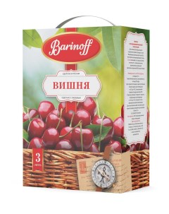 Напиток сокосодержащий Меркурий вишневый осветленный 3 л Barinoff