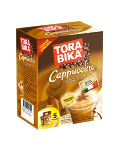 Кофейный напиток Cappuccino с шоколадной крошкой растворимый 25 г х 5 шт Torabika