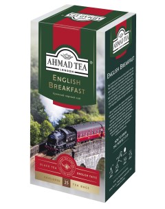 Чай Английский завтрак в пакетиках 25х2г 6 штук Ahmad tea
