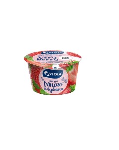 Йогурт с клубникой 2 6 180 г Valio