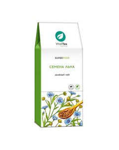 Чай зеленый Семена льна листовой 100 г Vitalitea