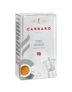 Кофе молотый Puro Arabica арабика 250 г Carraro