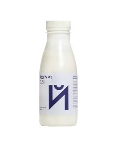 Питьевой йогурт натуральный 0 5 330 г Братья чебурашкины
