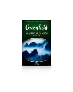 Чай чёрный Magic Yunnan листовой 200 г Greenfield