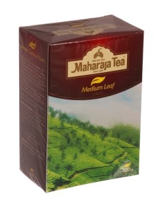 Чай ассам черный байховый средний лист 100 г Maharaja tea