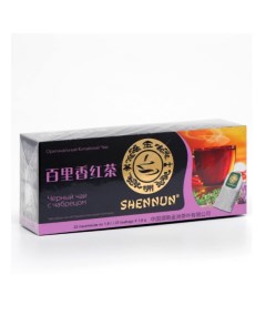 Чай черный с ароматом чабреца 25 пакетиков 45 г Shennun