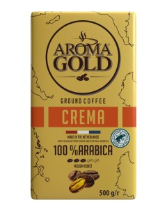 Кофе натуральны Gold crema In cup молотый 500 г Aroma