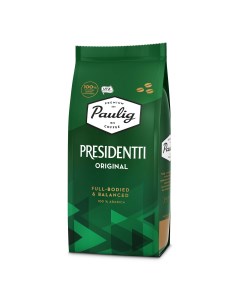 Кофе Presidentti Original в зернах 250 г Paulig