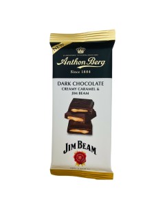 Шоколад Jim Beam темный с карамельной начинкой и виски 90 г Anthon berg