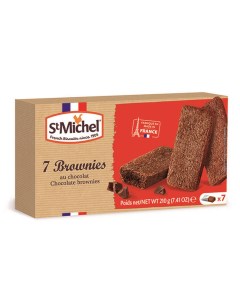 Пирожное St Michel шоколадное с молочным шоколадом Брауни 210 г St.michel