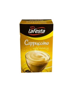 Кофейный напиток La Festa капучино ваниль 12 5 г 10 штук Lafesta
