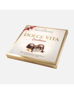 Конфеты Premium Excellence молочный шоколад с фундуком 170 г Dolce vita