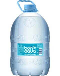 Вода питьевая BonAqua негазированная столовая 5 л Bona aqua